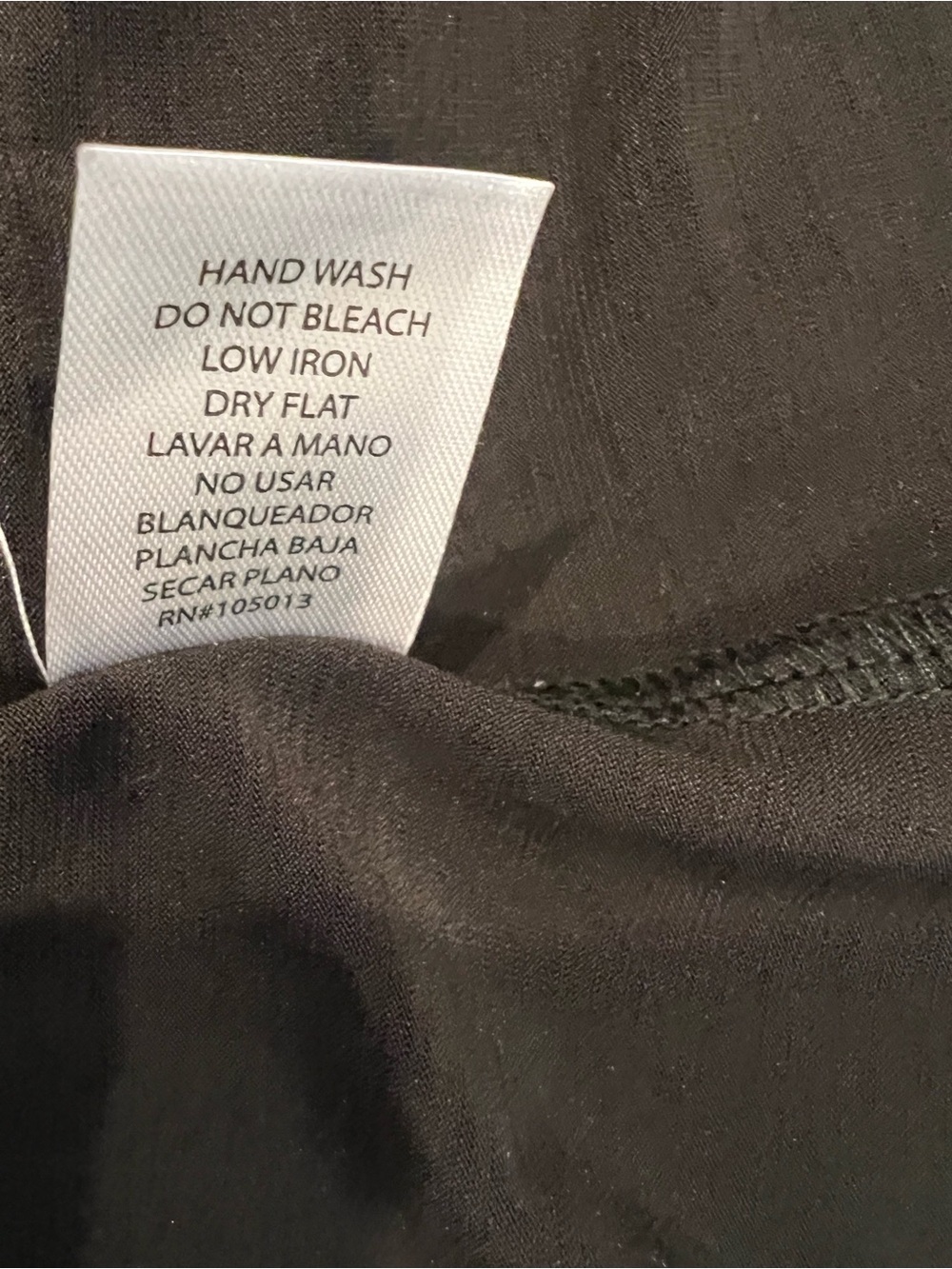 Sleeveless Pleat Front Tank Top - Charcoal - Picture 5 of 5
